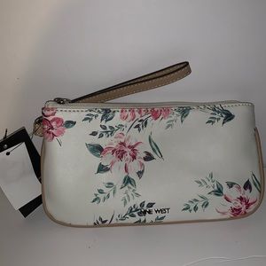Nine West Floral Wristlet
